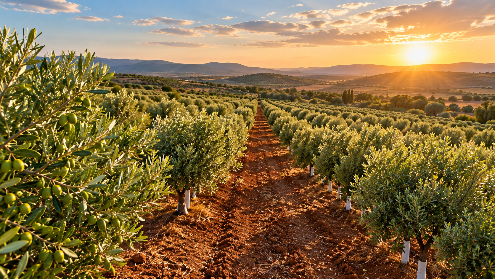 Olivos y aceitunas